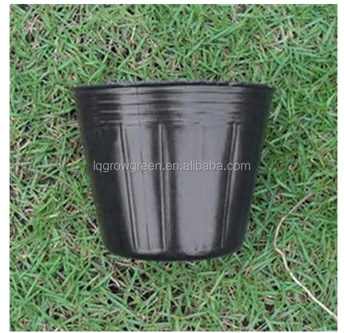 

Nursery Pots Plastic Seedlings Planter Round Seed Starting Pot Flower Plant Transplanted Nutrition Container., Black