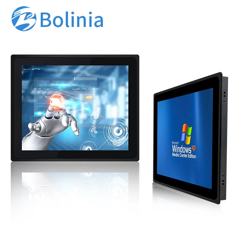 

17 inch Capacitive touch screen all in one pc desktop computer X86 generation2 i5 fanless industrial pc waterproof panel pc