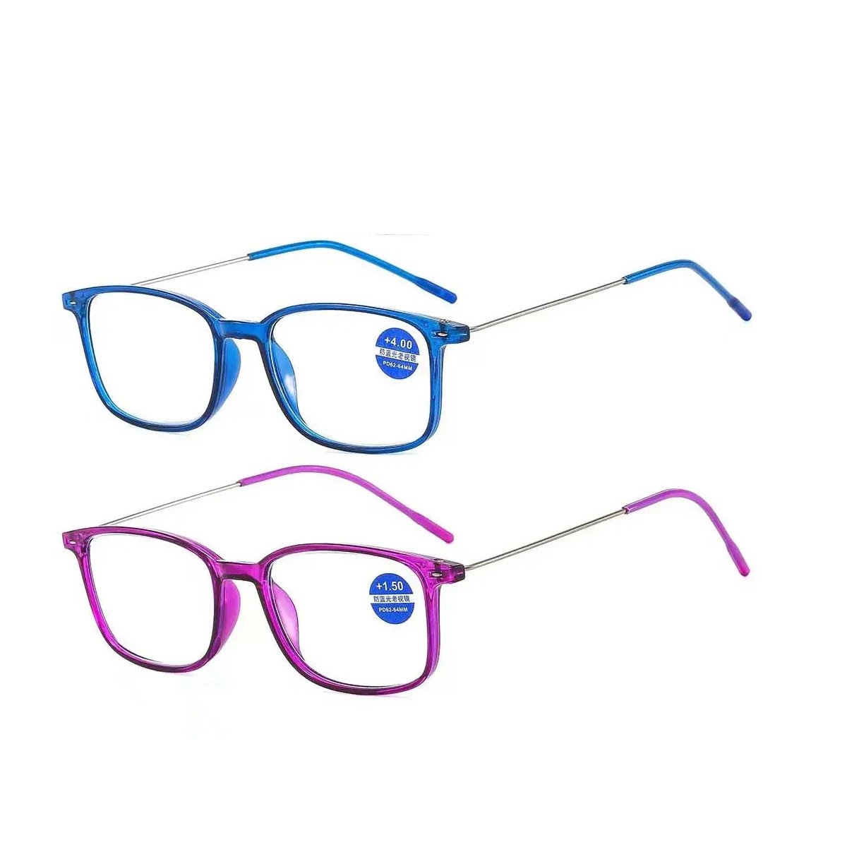 Wholesale price Reader Plastic PC Women Men Fashion Slim Anti blue blocking filter Reading glasses reader