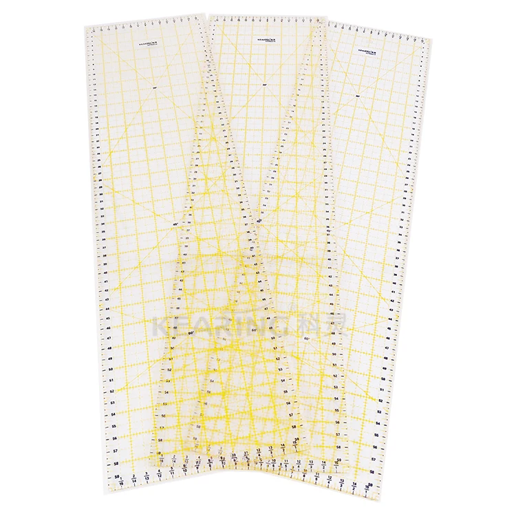 

Kearing Non Slip Laser Cut Acrylic Patchwork Quilting Ruler 60 * 16 CM