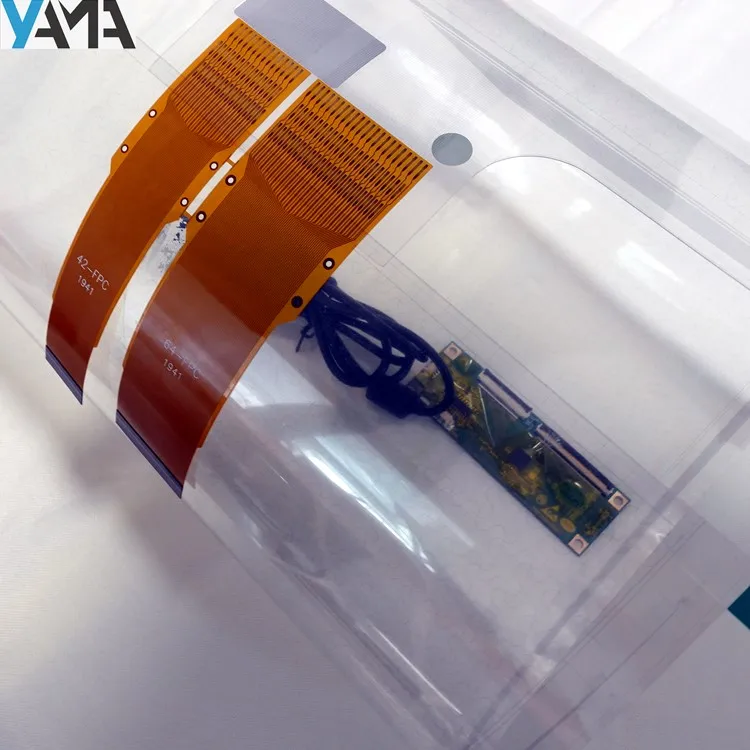 

Transparent projection screen USB capacitive touch foil film