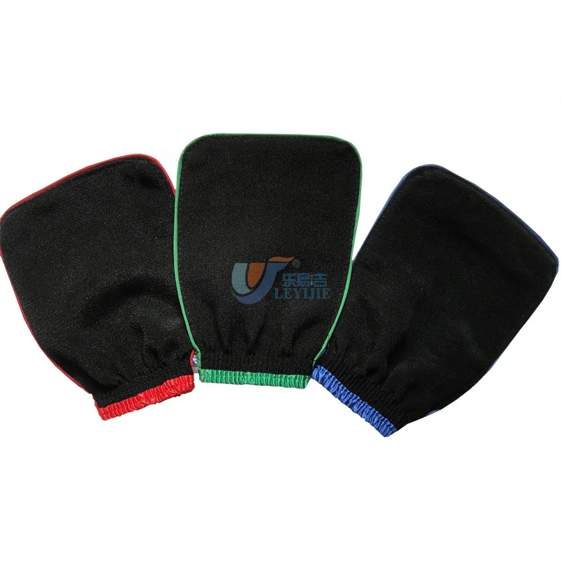 

Roughest Viscose Rayon Body Washing Mitt Exfoliating Cleaning Bath Sponges Scrubber Gloves Morocco Kessa Bath Gloves