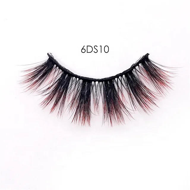 

Natural faux mink eyelashes vendor 3d mink s synthetic false eyelash extensions synthetic colored eyelashes, Colorful