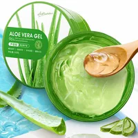 

Wholesale OEM Private Label 300ml Bulk 100 Natural Pure 100% Moisturizing Smoothing Organic Aloe Vera Gel for Face