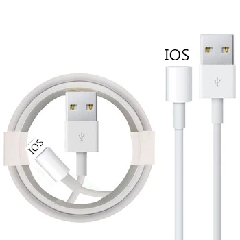 

Premium 1M 2.1A Fast Charging Cable For iPhone 7 8 X USB Cable, White