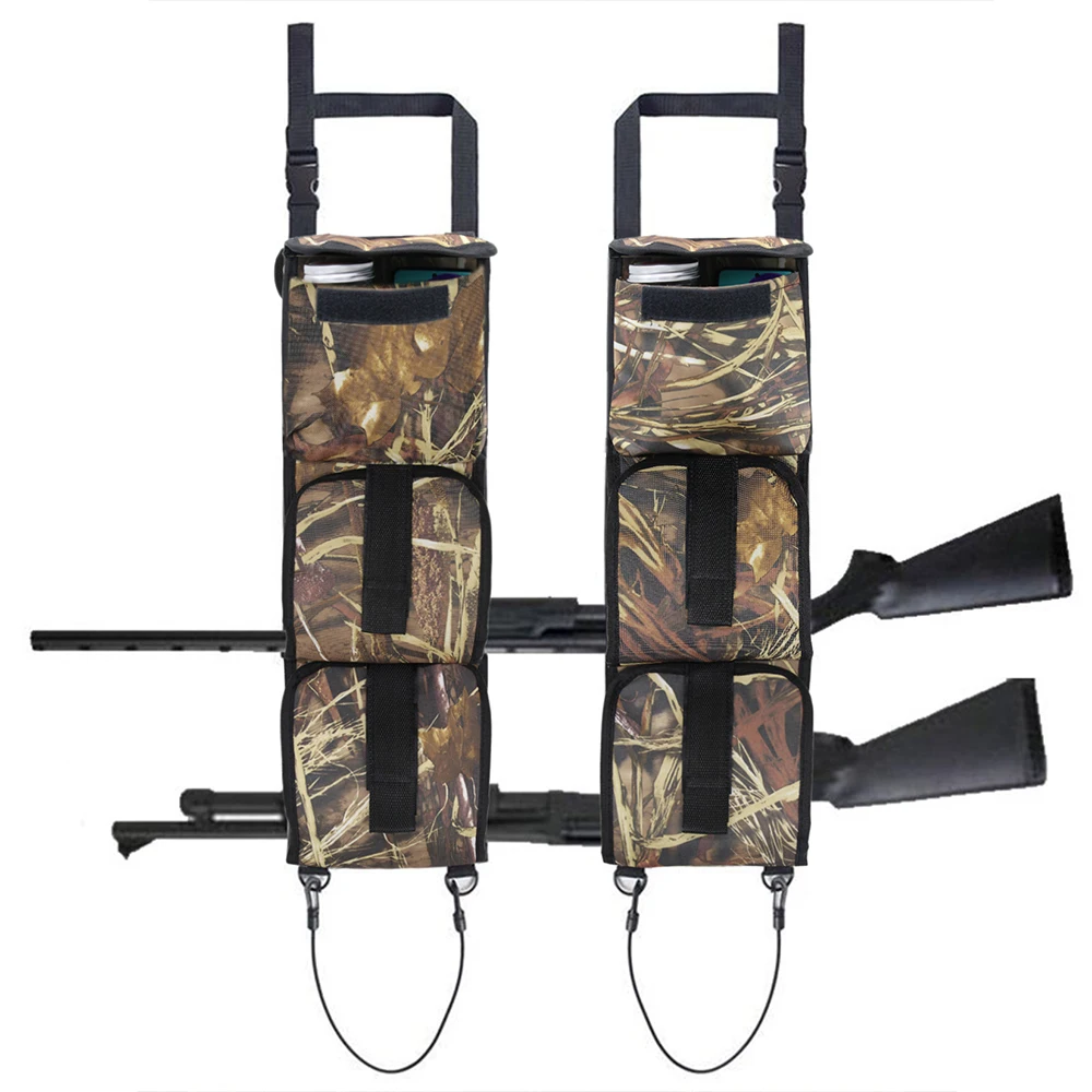 

Universal Car Seat Back Tactical Accessories Gun Sling Organizer Gun Rack Sling Holder for Hunting Rifles Shotguns Firearms, Snake skin, reeds, leaves