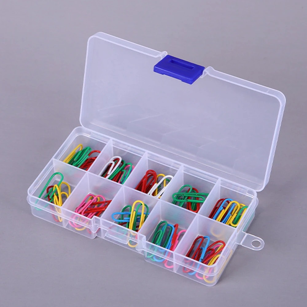 

Professional Universal Clear 10 Compartment Plastic Box Hardware Storage Organizer for Electronic