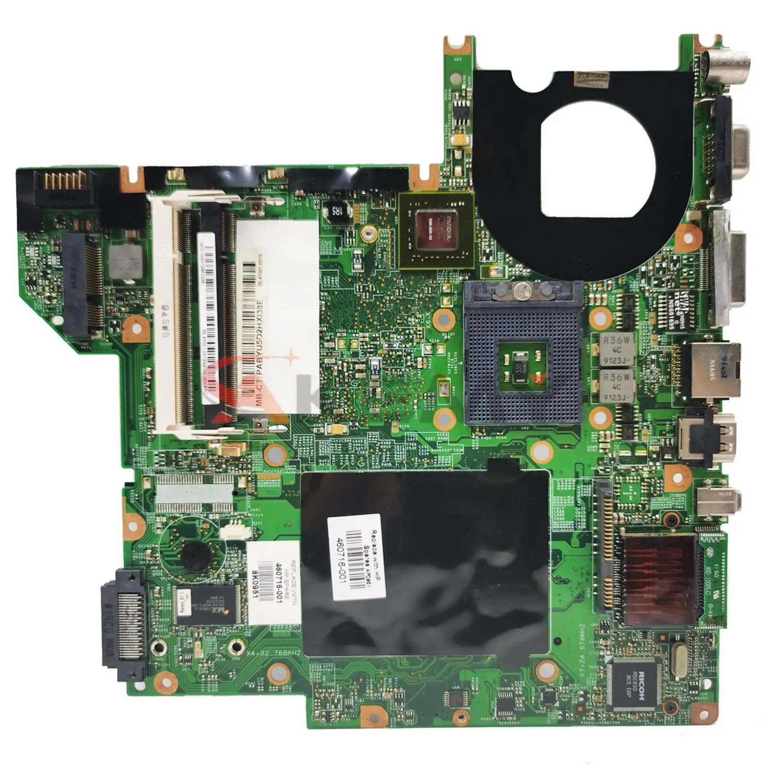 

460716-001 460716-501 For HP Pavilion DV2000 Laptop motherboard 06228-5 GM965 G88-830-A2 DDR2 Mainboard