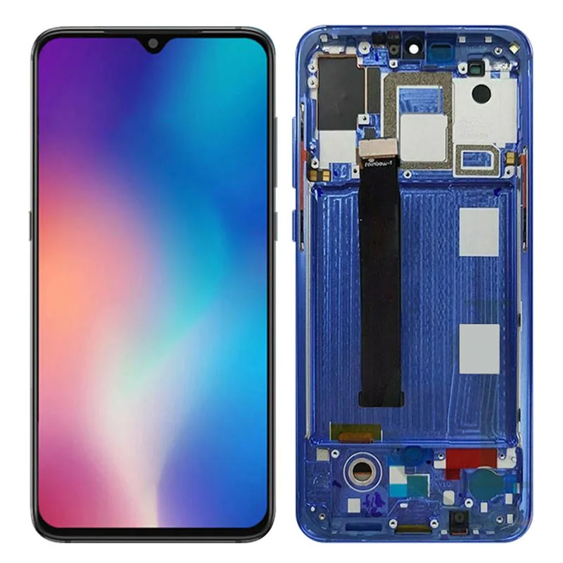 

6.39" Original AMOLED For Xiaomi Mi 9 Mi9 M1902F1A LCD Display Touch Screen Digitizer Assembly Replacement Wholesale spare parts, Black
