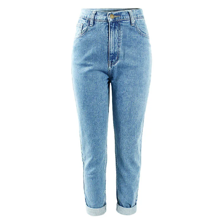 

Wholesale high quality straight leg women mom jeans