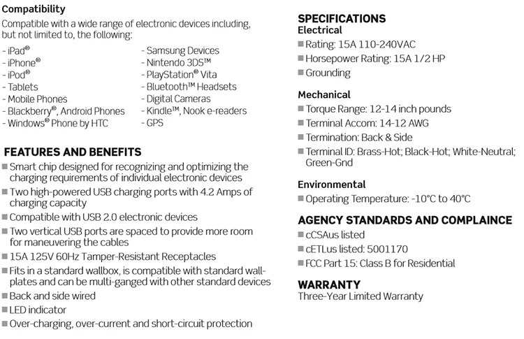 CGA Smart Home Tuya Phone App Remote Smart Life Zigbee Wifi Usb US Inwall Smart Wall Socket - ANKUX.COM