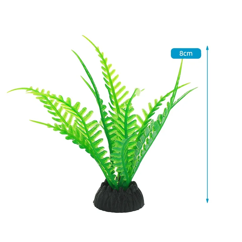 

zss485 Wholesale Fish Tank Aquarium Ornament Decor Artificial Plastic Grass Plants, Picture