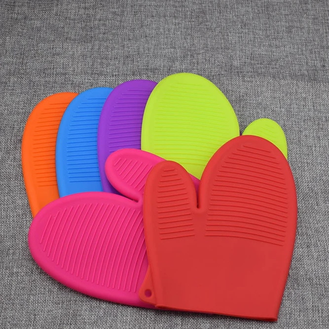 

Kitchenware Waterproof Non-slip Kitchen Oven Mitts Heat Resistant Flexible Silicone Bbq Grilling Oven Gloves Oven Mitt