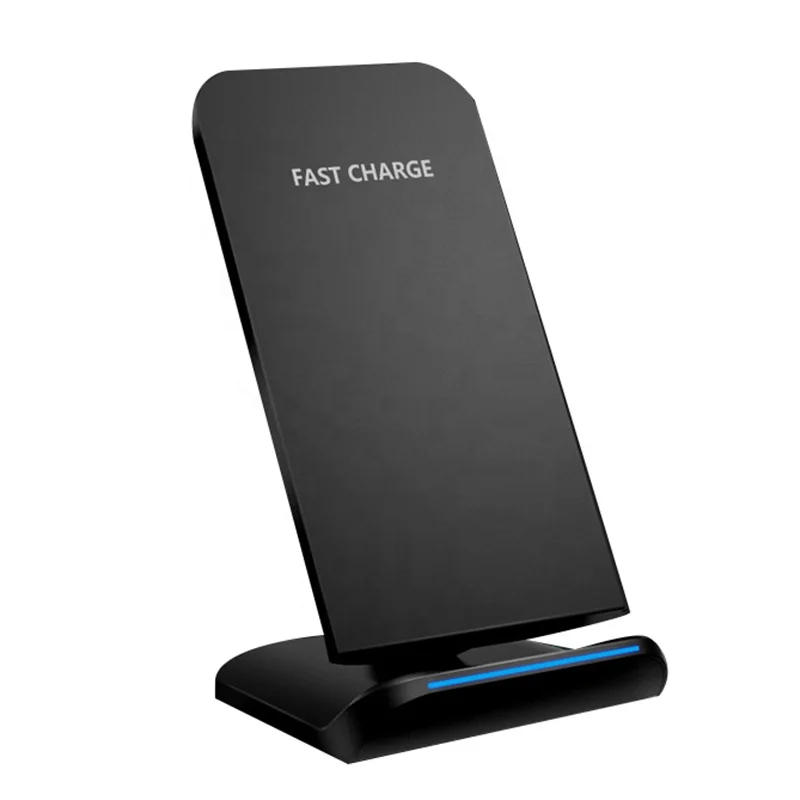 

Amazon Hot Sale Qi Certified 10W Fast Desktop Wireless Charger Stand