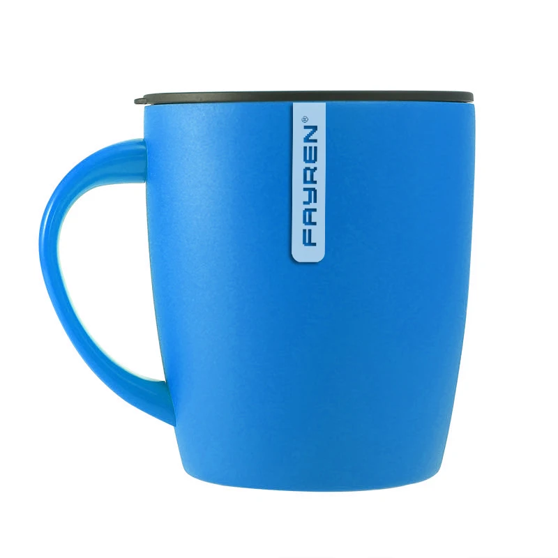

Hot selling Double Wall Stainless Steel Vacuum Insulated mugs Tumbler with Handle, Random paint color