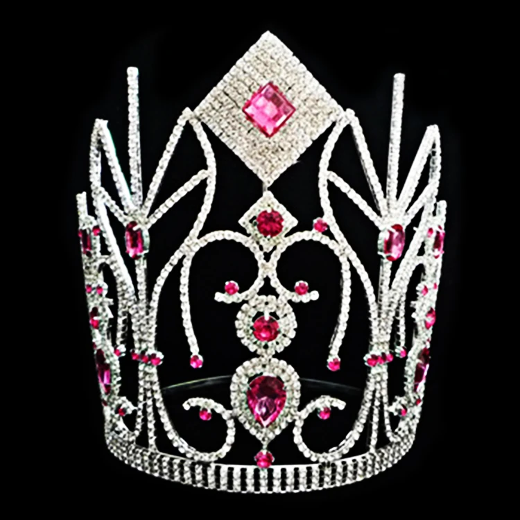 Luxury Crystal Queen Tiaras And Crowns Beauty Full Round Circle