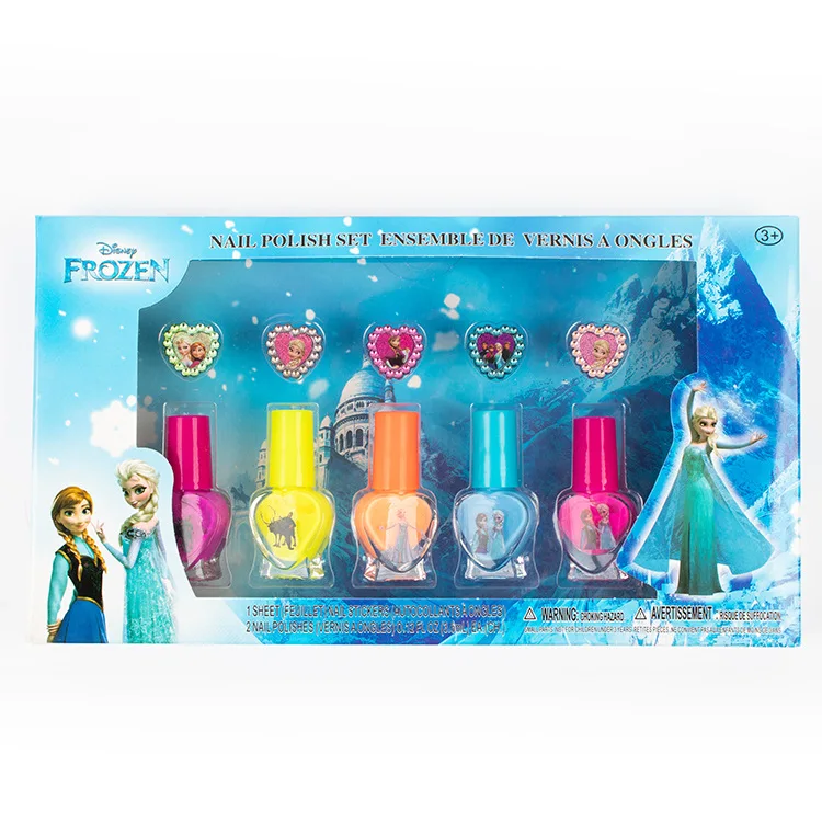 

5PCS Frozen Series organic nail polish for kids