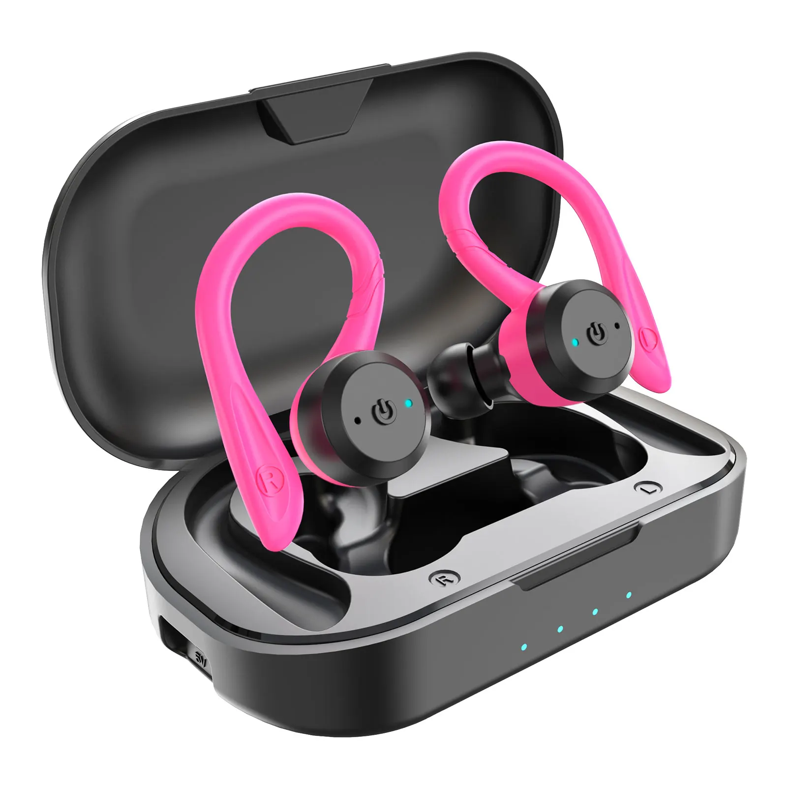 

Factory Direct IPX7 Waterproof Sport Earphones Wireless Bluetooth Headphones With Charging Case TWS Bluetooth Earbuds