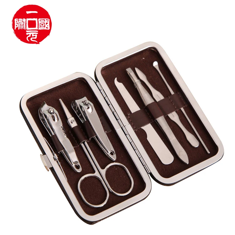

7-piece color nail clippers nail scissors set, Colorful