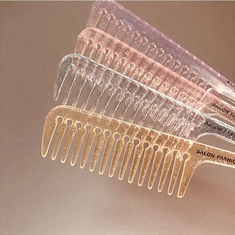 

500 Degree Hot Comb Anti Hair Loss Butterfly Brush Set Colorful Combs Denman 7 Rows Designer Wave Detangler Hairbrush Flexible, Customized color