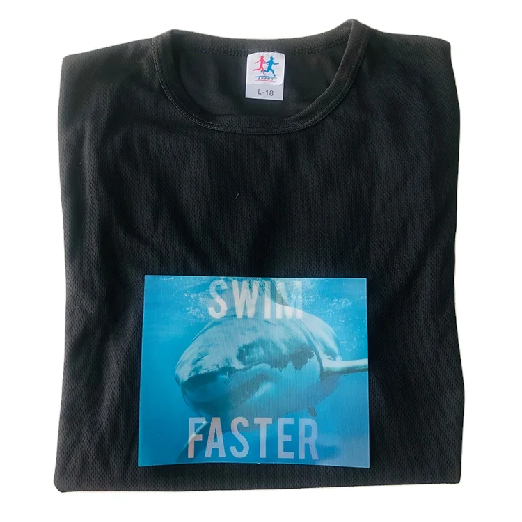 

Custom Size Heat press Sew type Soft TPU 3D Lenticular Printing Patch For Clothing