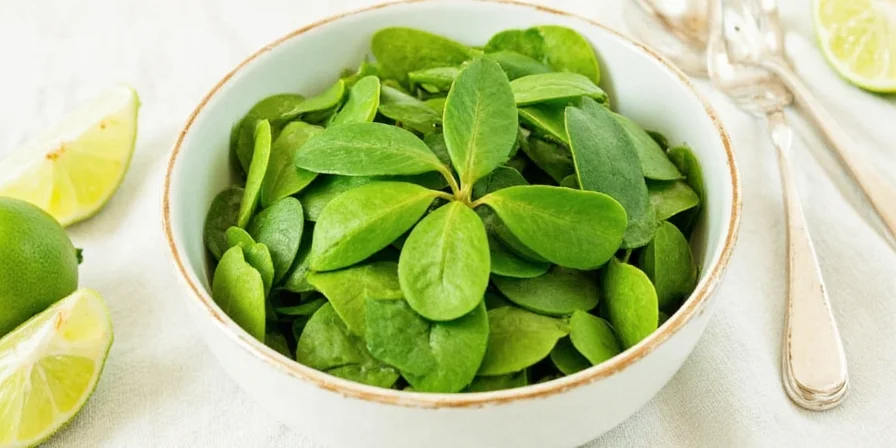 Cooking with Thai lime leaves in a wok