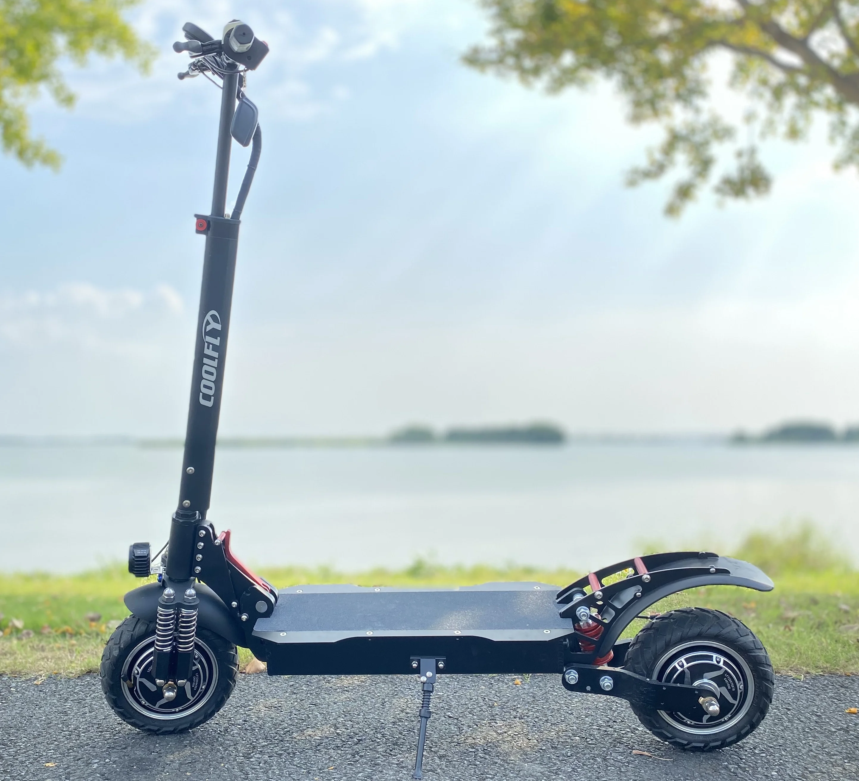 

New arrival EU warehouse hot sale 48v 1600w 2000w dual motor 15ah 20ah two wheel electric powerful dual tron scooter with CE