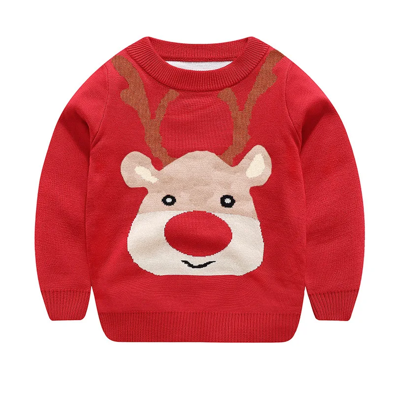 

school uniform Children's sweater tops winter new boys baby thickening ordinary sweaters kid clothing for Christmas party