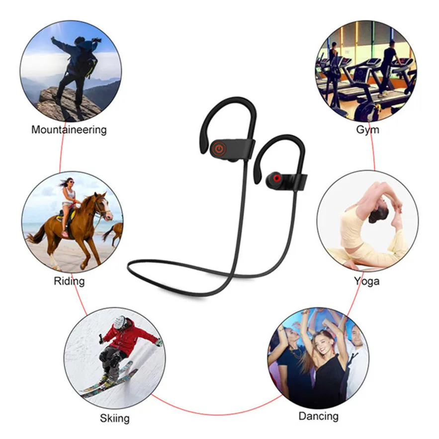 

wireless earphone OEM factory sports earhook earphone for working out