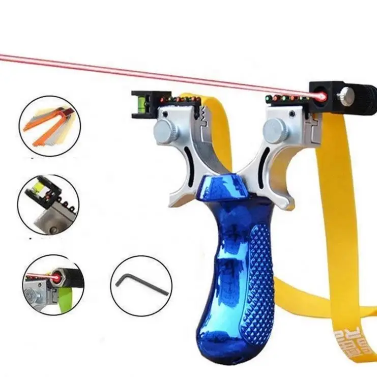 

2021 sue New Product Slingshot High Precision Outdoor Fast Pressing Precision Infrared Slingshot Shooting Hunting Sling shot, Picture