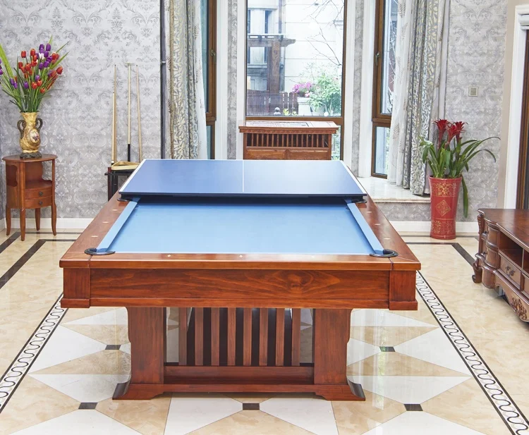 

2021 High quality home use 7ft 8ft solid wood slate based pool table for sale