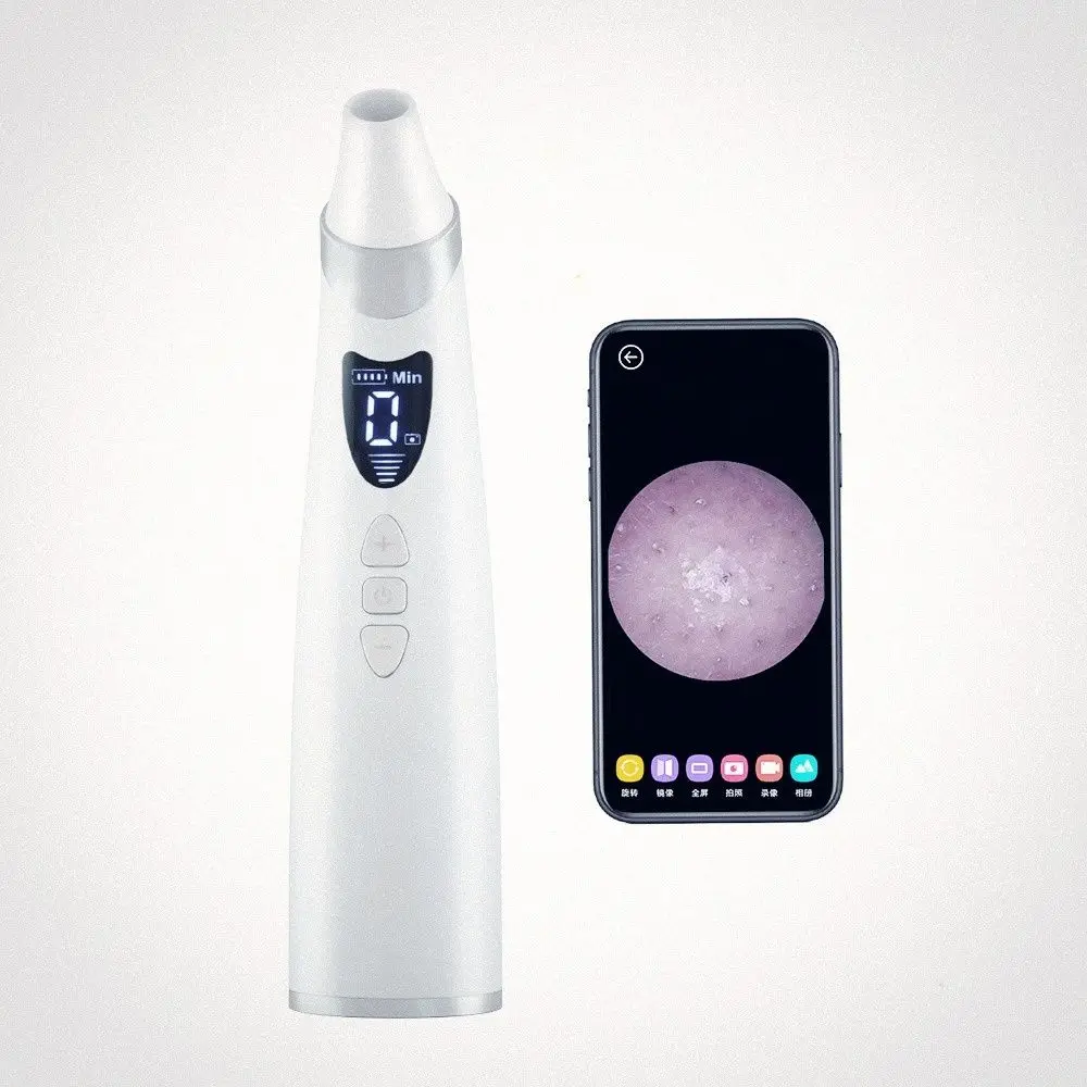 

Blackhead remover with camera Pore Cleaner Microscope Blackhead Remover Vacuum USB Rechargeable Vacuum Blackhead Remover