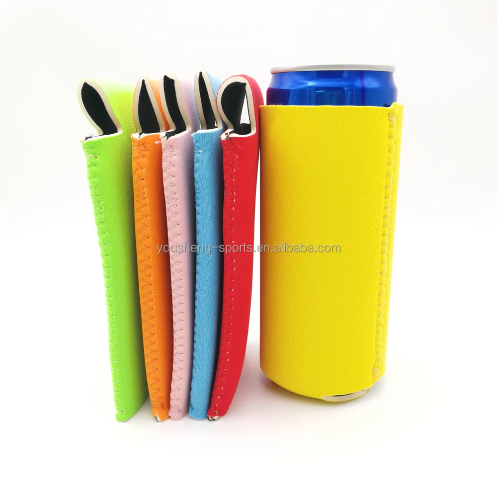 

Wholesale Multi-color Blank Foam Neoprene Can Cooler Holder Sleeve Beer Cooler Insulator Bottle Cover, Custom