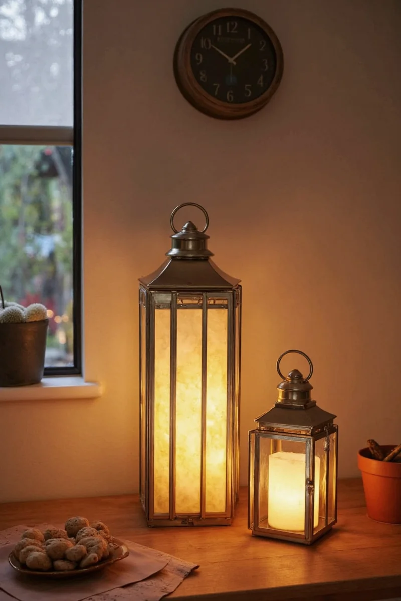 Solar-Powered Hanging Lantern