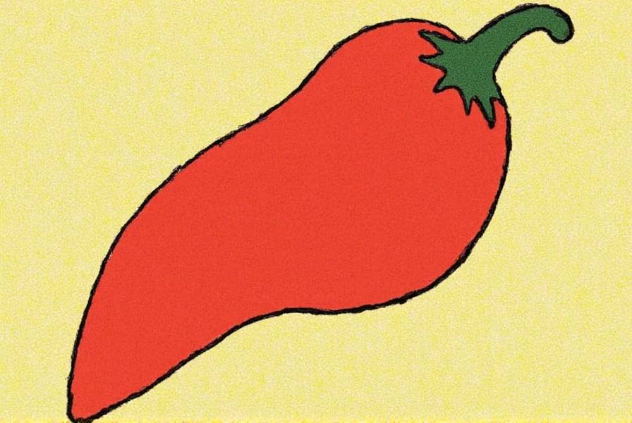 Close-up of small red hot pepper