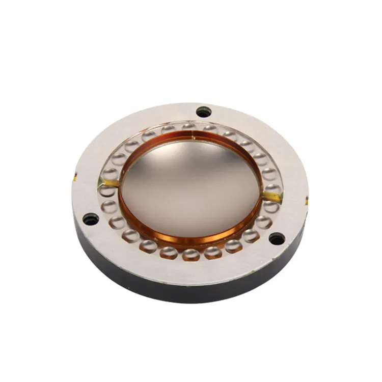 

Hf Wholesale Speaker Parts 44.4mm Tweeter Replacement Diaphragm Titanium Compression Driver Parts