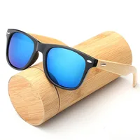 

N1009 Fashion CE UV400 Custom LOGO Customize Mens Bamboo Wooden Shades Sunglasses Sun Glasses