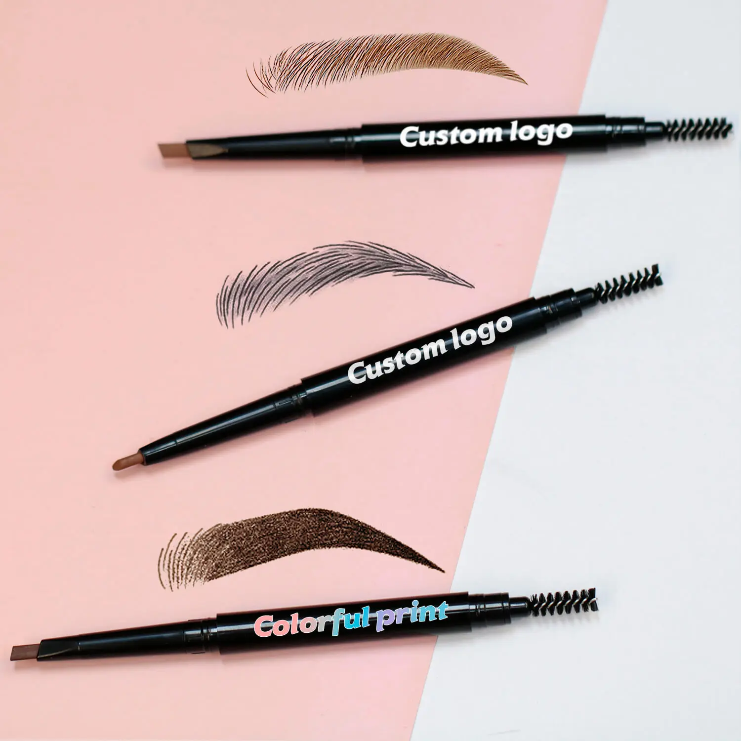 

Bulk eyeborw pencil Custom Logo OEM Private Label Eye Pencil Waterproof Long Lasting Eyebrow Pencil