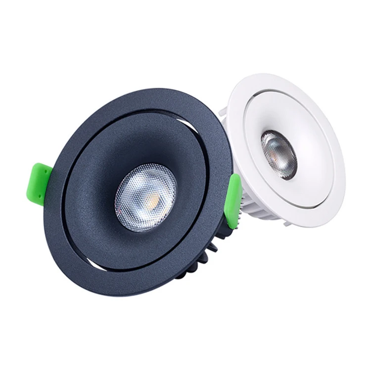 Luminans IP54 aluminum 8W dimmable adjustable cob recessed led light downlight with CE ROHS