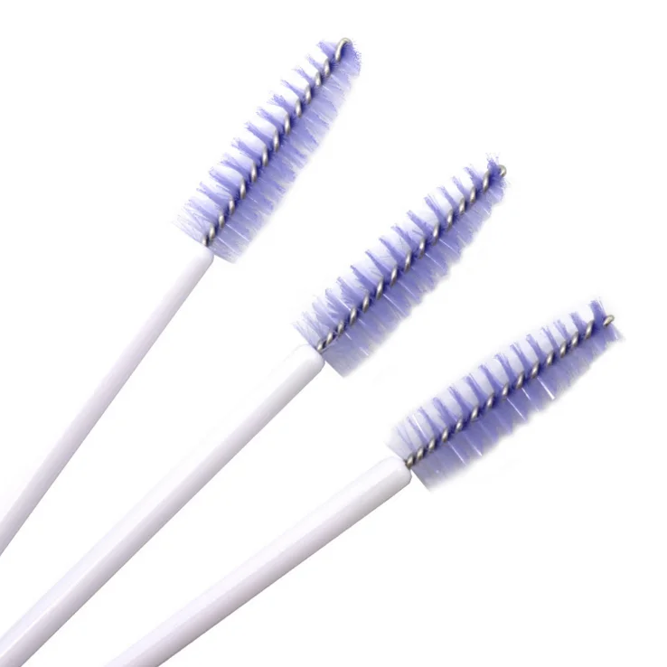

Wholesale Nylon Disposable Eyelash Brushes Set makeup lashes tools for beauty salon