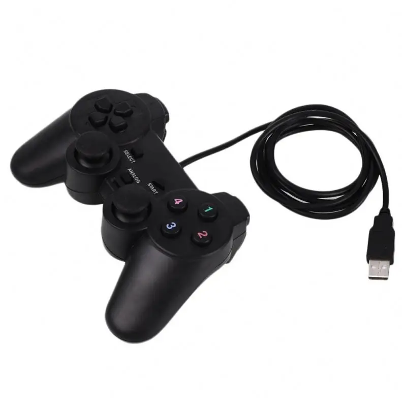 

USB Wired Gamepads Game Gaming Controller Joypad Joystick for PC Computer Laptop freeshipping, Black