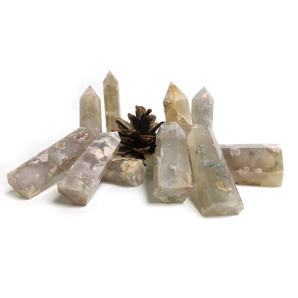 wholesale natural gemstone natural cherry agate quartz crystal