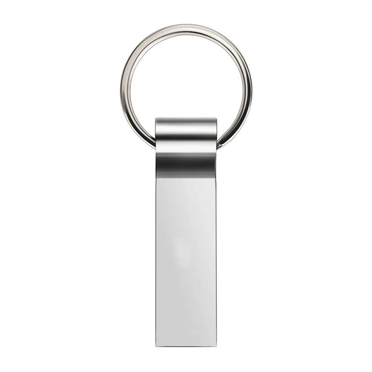 usb flash drive silver usb 3.0 metal pendrive 128GB 64GB 32GB 16GB 8GB 4GB usb memory stick Key chain pen drive Free custom LOGO - ANKUX.COM