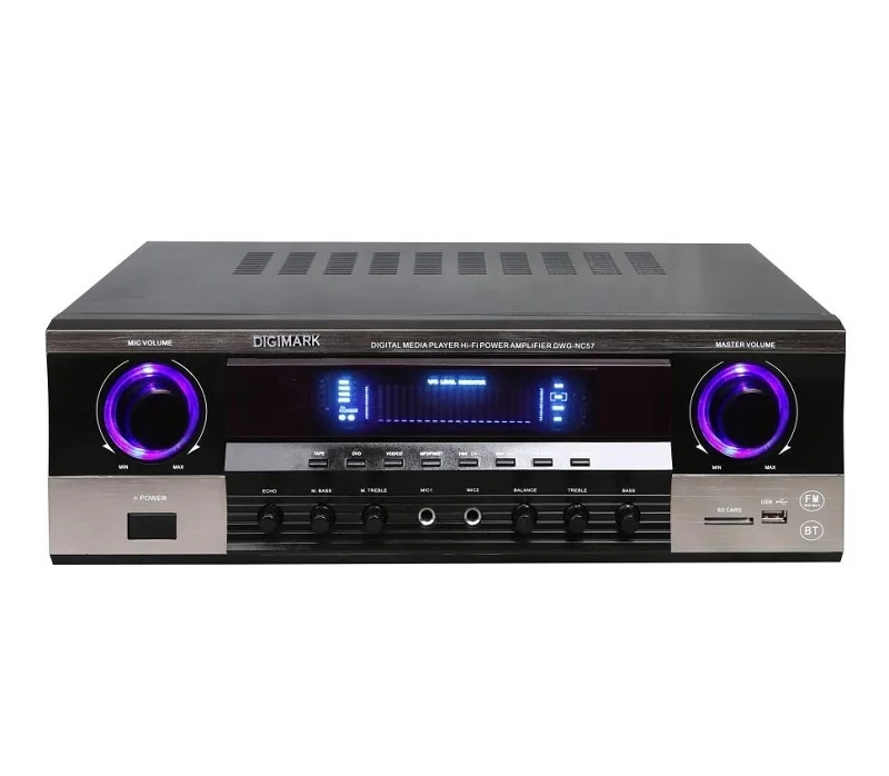 

Professional v12 premium power home amplifier with high quality, Black