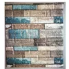 fast install wallpaper custom brick foam panel sheet,three d wall tiles