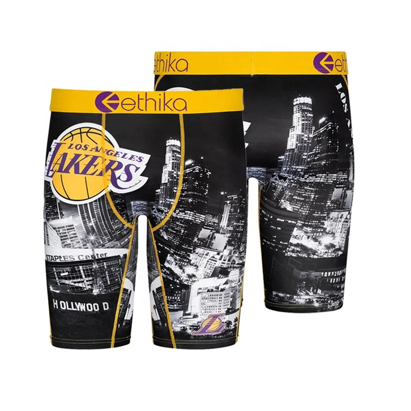 

Canton Hint 2021 New E Thika n b a Kobe Laker Basketball 2K Team Wholesale Boxer Briefs Jersey Ethica Underwear Men