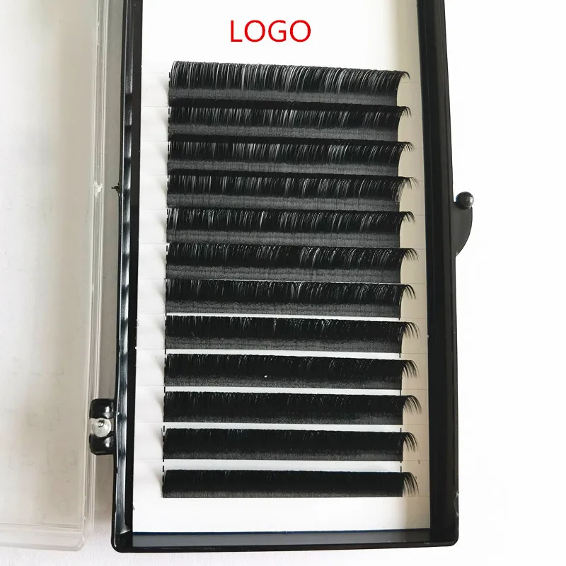 

OEM high quality matte density individual eyelash extensions private label hot for selling, Black