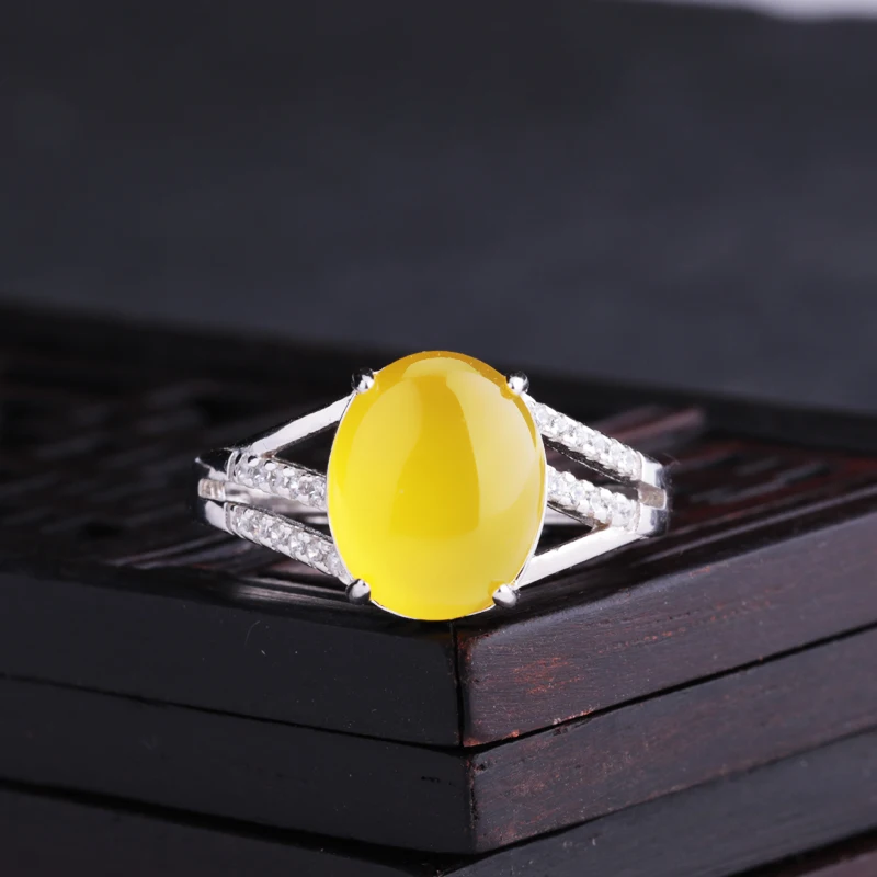 

9*11 MM S925 Sterling Silver Blank Ring For Inlay Jewelry Making Women Oval Empty Rings Base Tray DIY Accessories