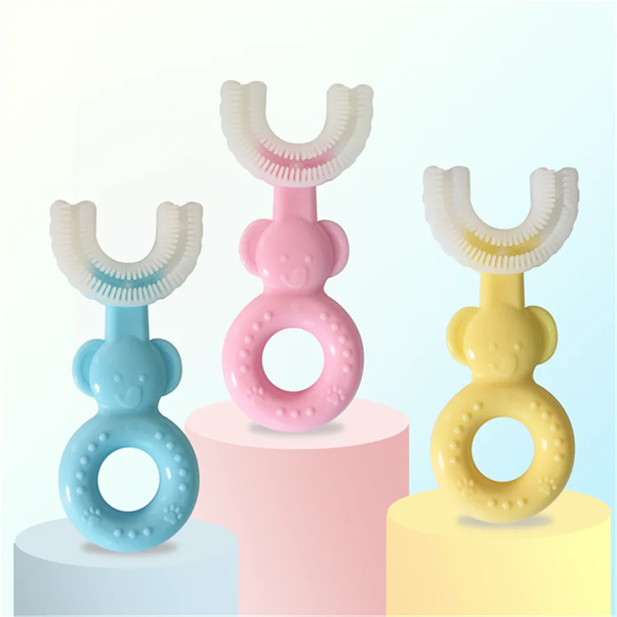 

Baby toothbrush u shape toothbrush u shape for kids manual u shape toothbrush