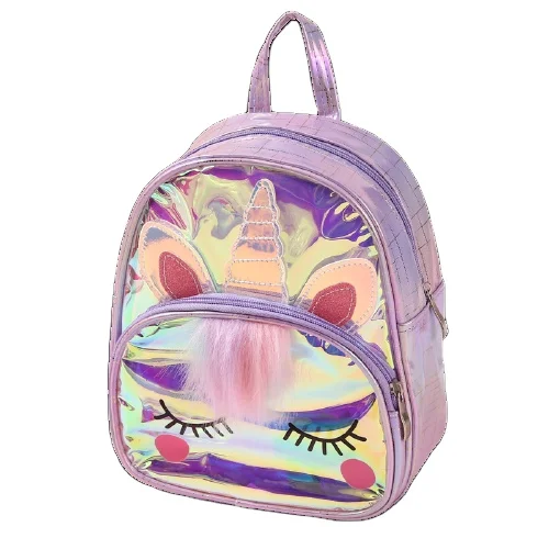 

Wholesale glitter cute unicorn bag TPU fashion mini party backpack kids School bags Toddler Bagpack for girls gift